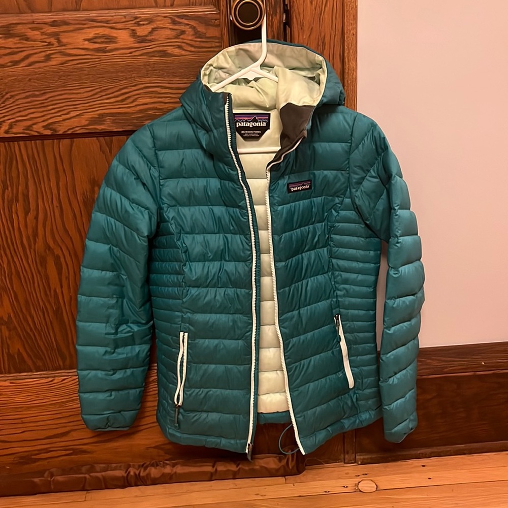 Patagonia down jacket.